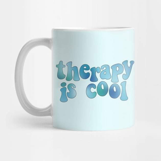 Therapy is Cool Blue by Gold Star Creative